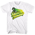 White Redd Foxx t-shirt featuring a Ghetto Fabulous design