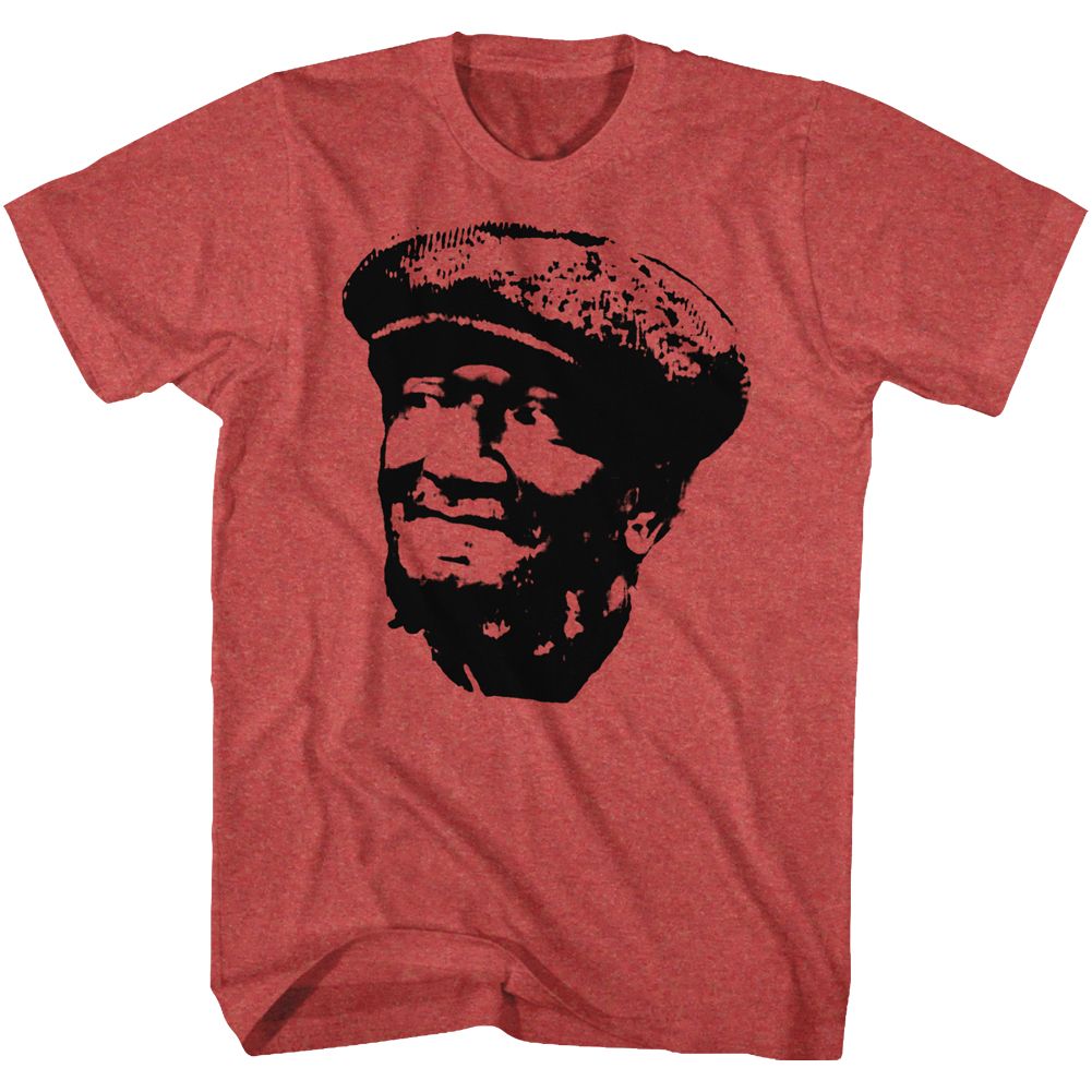 Red Heather Redd Foxx t-shirt featuring a Revolution design