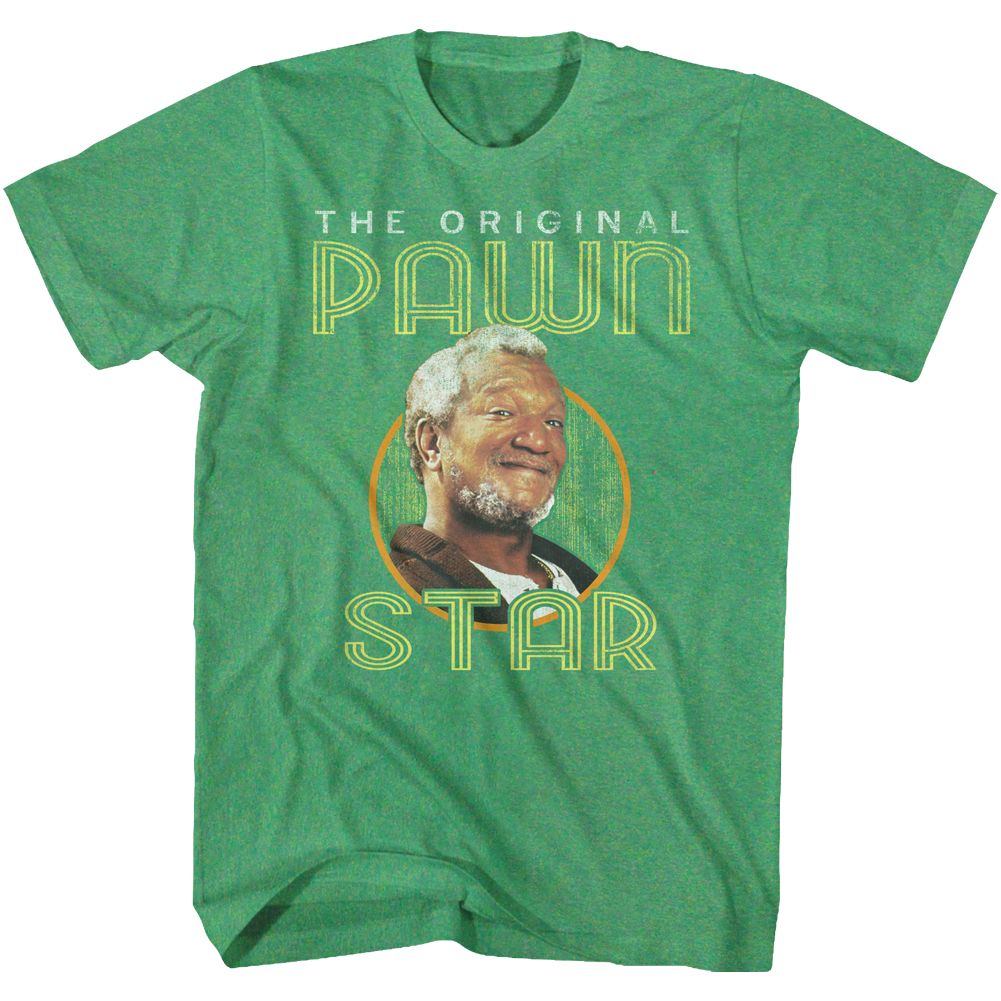Kelly Heather Redd Foxx t-shirt featuring a Pawn Star design