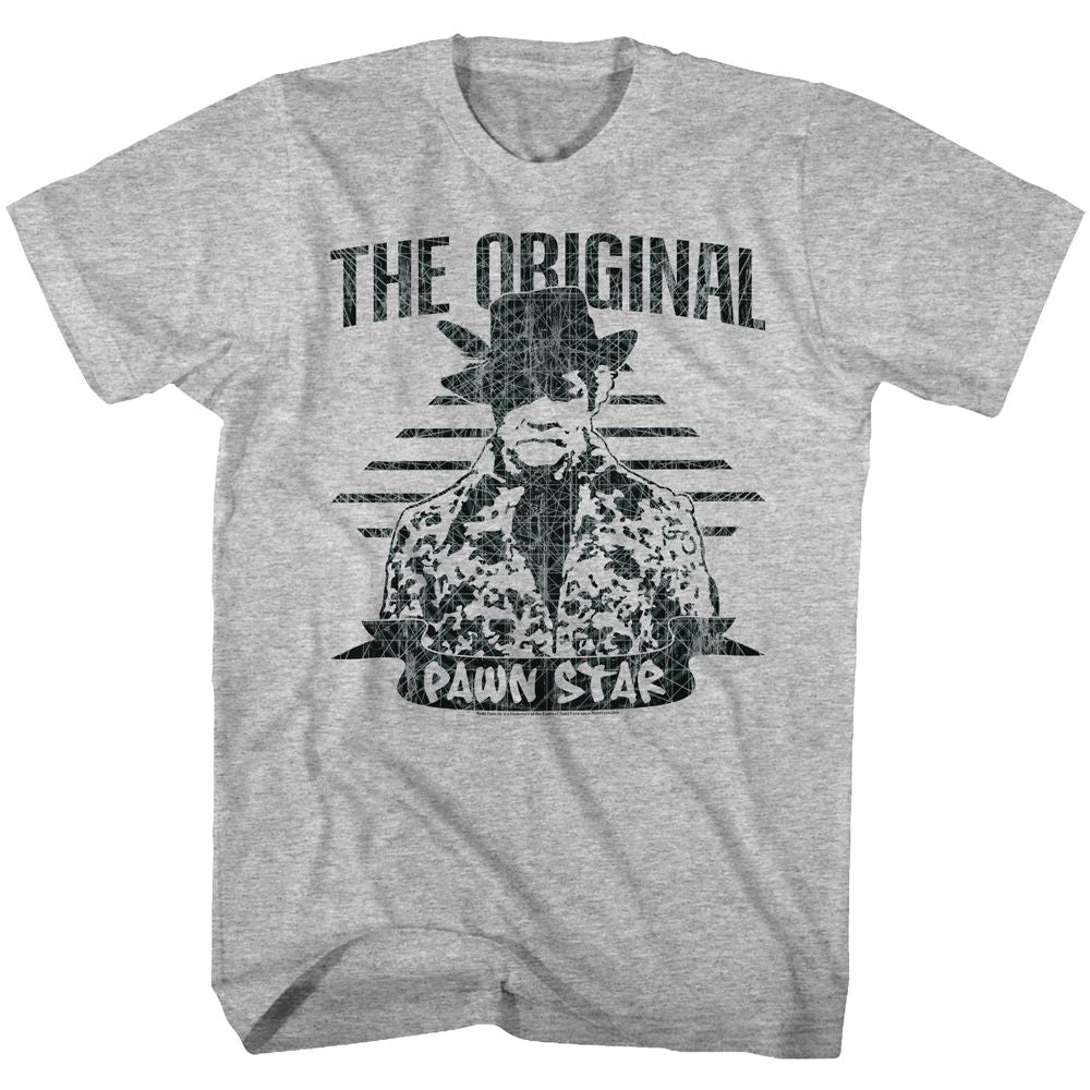 Gray Heather Redd Foxx t-shirt featuring an Original design