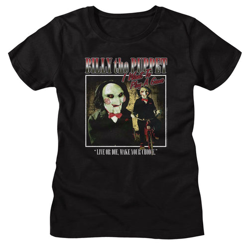 Saw Ladies T-Shirt - Saw II Image Square