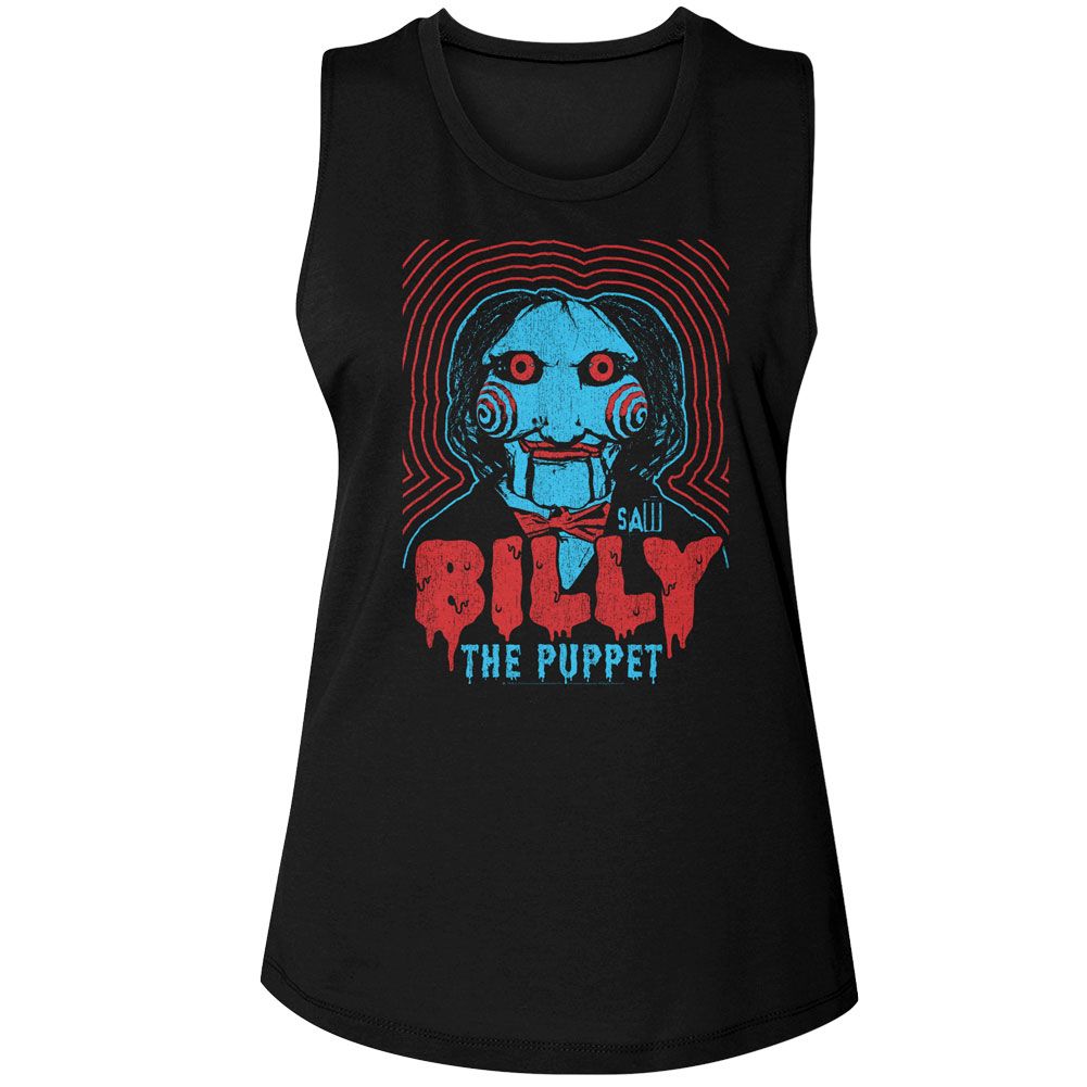 Saw Ladies Muscle Tank - Bad Aura