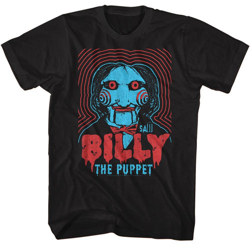 Black Saw t-shirt featuring a Bad Aura design