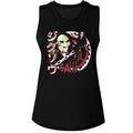Saw Ladies Muscle Tank - Jigsaw JPN Text