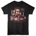 Black Saw t-shirt featuring a Monitors design