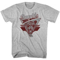 Gray Heather Saved by the Bell t-shirt featuring a Tiger Pride design