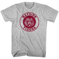 Gray Heather Saved by the Bell t-shirt featuring a Bayside Tigers design