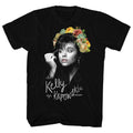 Black Saved by the Bell t-shirt featuring a Saved by the Bell Flower Crown design