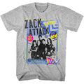 Gray Heather Saved by the Bell t-shirt featuring a Zack Attack design