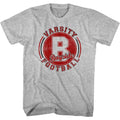 Gray Heather Saved by the Bell t-shirt featuring a Varsity Football design