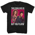 Black Saved by the Bell t-shirt featuring a Saved by the Bell Playin Dots design