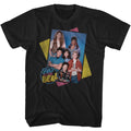 Black Saved by the Bell t-shirt featuring a Saved by the Bell Group Boxes design