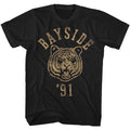 Black Saved by the Bell t-shirt featuring a Tigers 91 design