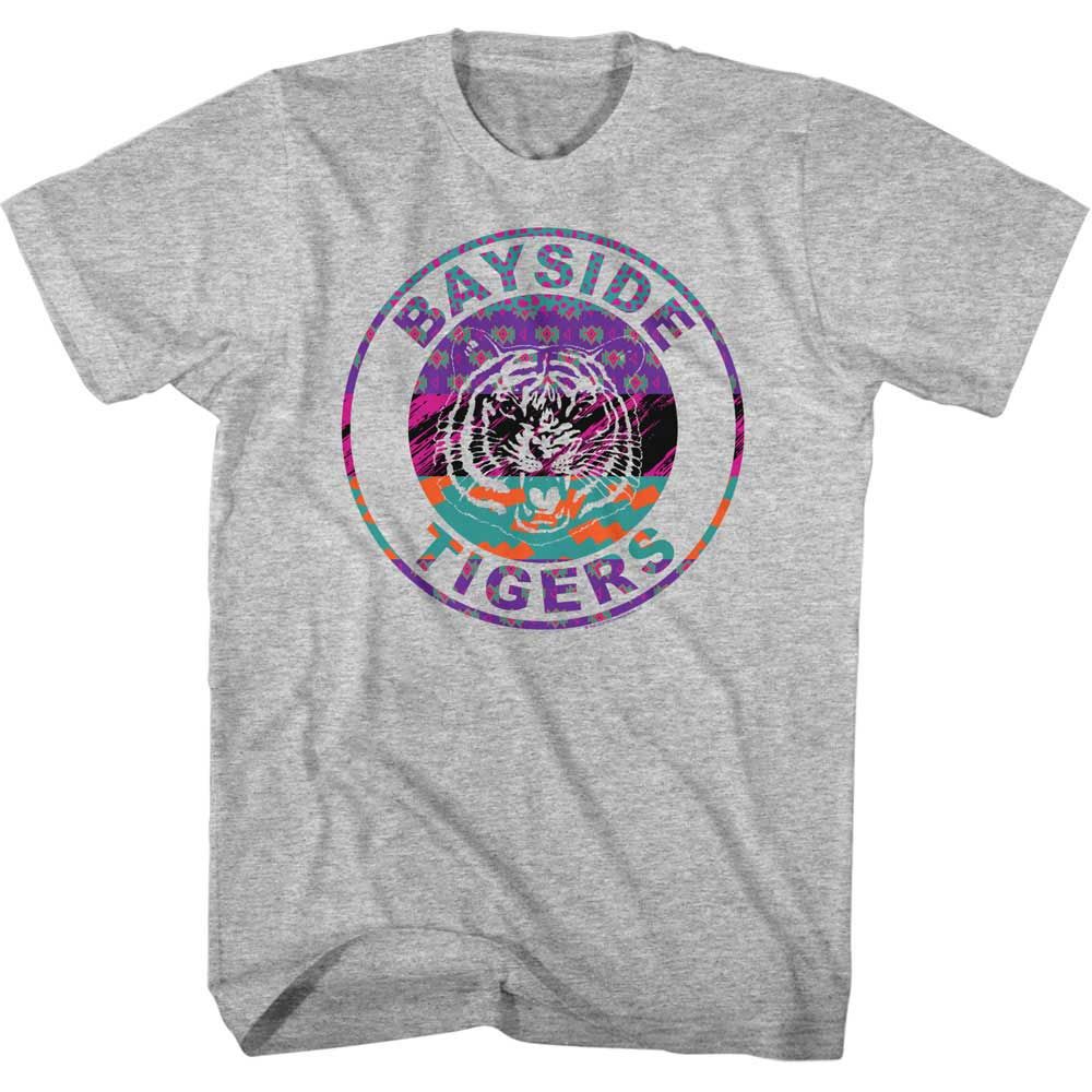 Gray Heather Saved by the Bell t-shirt featuring a Saved by the Bell Patterns design