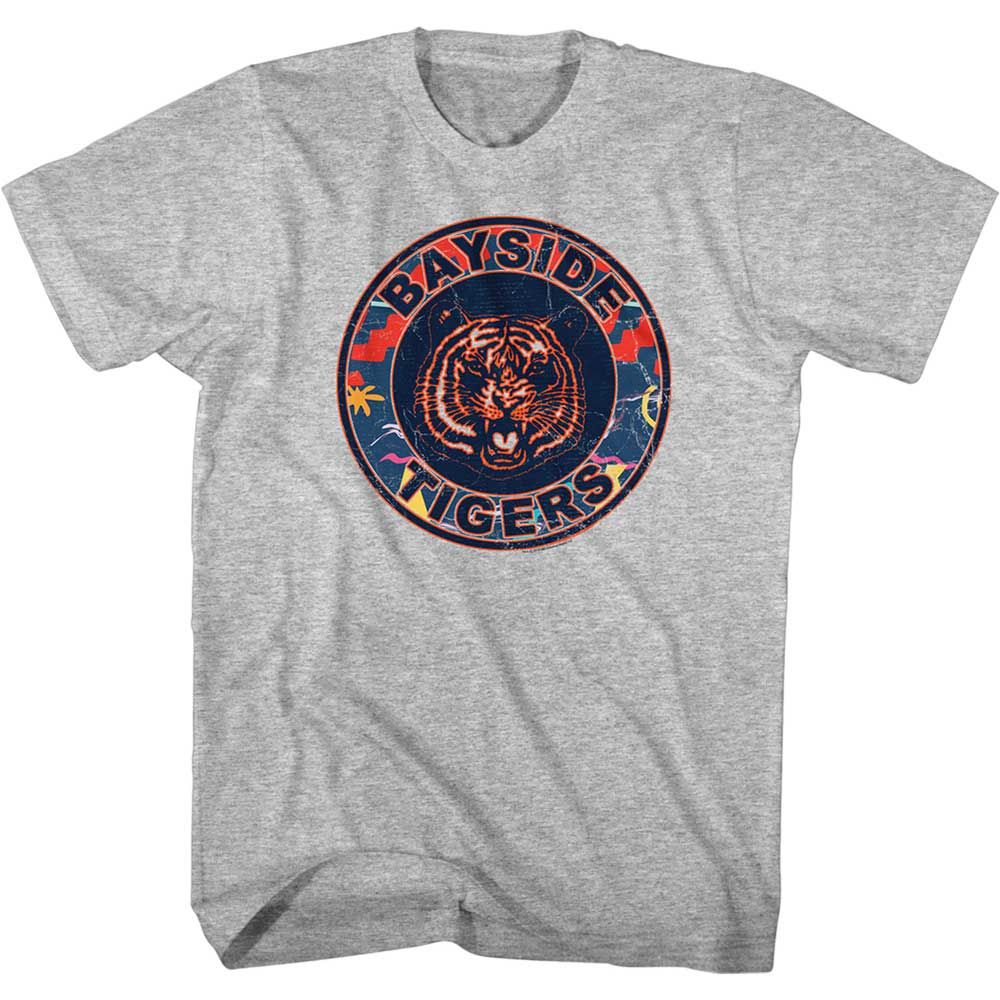 Gray Heather Saved by the Bell t-shirt featuring a Saved by the Bell Patterns2 design