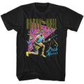 Black Saved by the Bell t-shirt featuring a Zack Splosion design