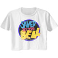 Saved by the Bell Ladies Crop Top - Sbtb Logo