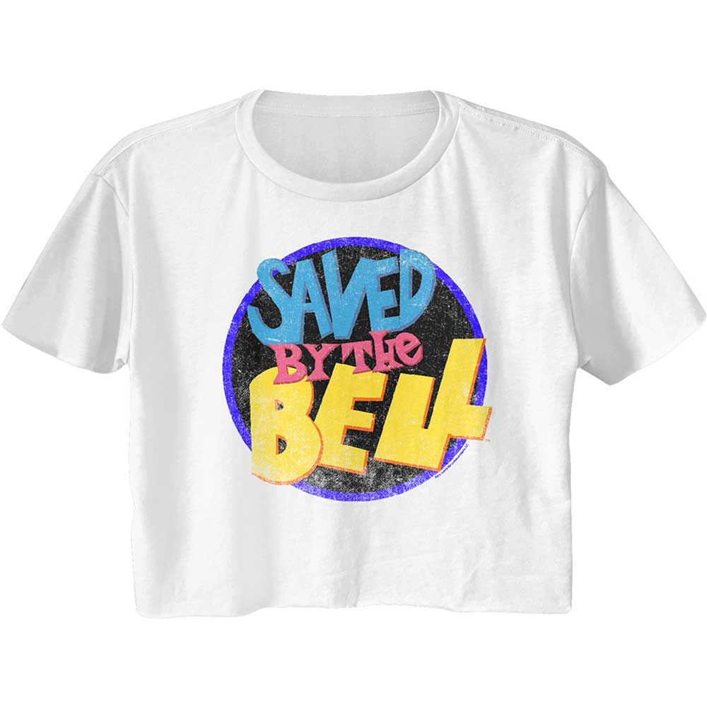 Saved by the Bell Ladies Crop Top - Sbtb Logo