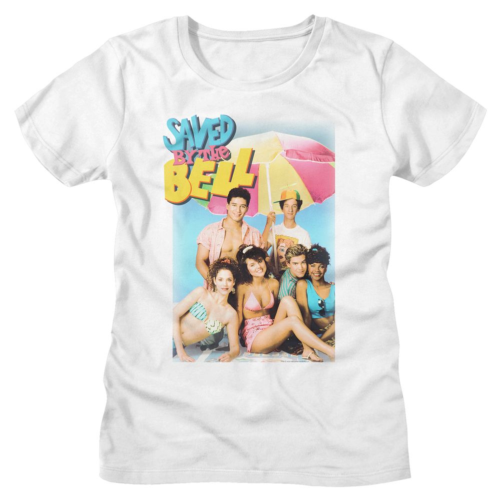 Saved by the Bell Ladies T-Shirt - Faded Beachy