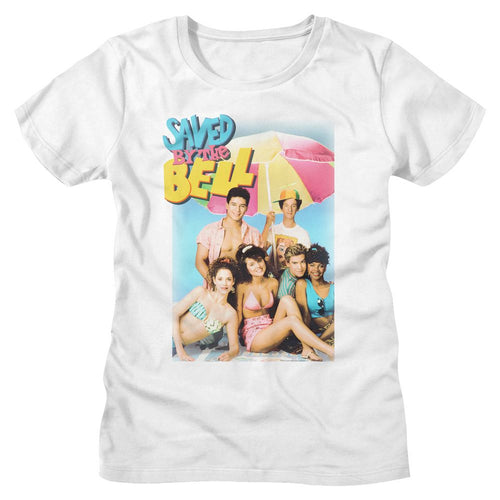 Saved by the Bell Ladies T-Shirt - Faded Beachy