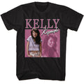Black Saved by the Bell t-shirt featuring a SBTB Kapow design