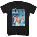 Black Saved by the Bell t-shirt featuring a Slater 90s design
