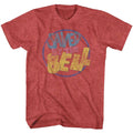 Red Heather Saved by the Bell t-shirt featuring a Saved by the Bell Distressed Logo design