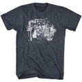 Navy Heather Saved by the Bell t-shirt featuring a Saved by the Bell Hyfr design