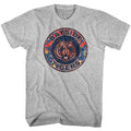 Gray Heather Saved by the Bell t-shirt featuring a Saved by the Bell 80s Logo design