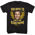 Black Step Brothers t-shirt featuring a Step Brothers Step Brothers Nighthawk design