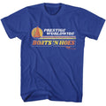Royal Blue Step Brothers t-shirt featuring a Prestige Worldwide design