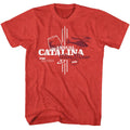 Red Heather Step Brothers t-shirt featuring a Step Brothers Step Brothers Wine Mixer Pow design