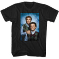Black Step Brothers t-shirt featuring a Step Brothers Step Brothers Sweater Vest Photo design