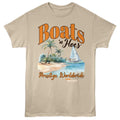 Sand Step Brothers t-shirt featuring a Step Brothers Step Brothers Boats Hoes Privilege design