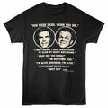 Black Step Brothers t-shirt featuring a You Were Dead design