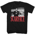 Black Scarface t-shirt featuring a Scarface Shootah design