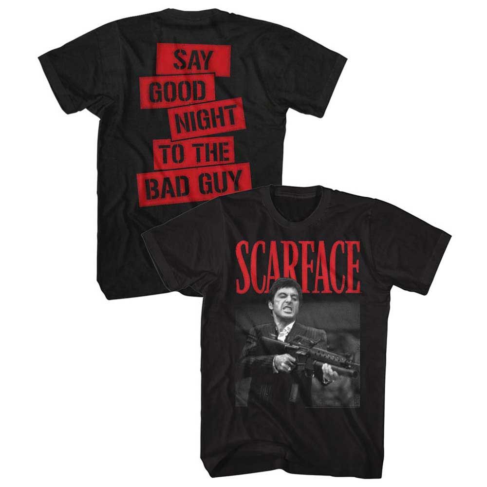 Black Scarface t-shirt featuring a Scarface Dakkadakka design