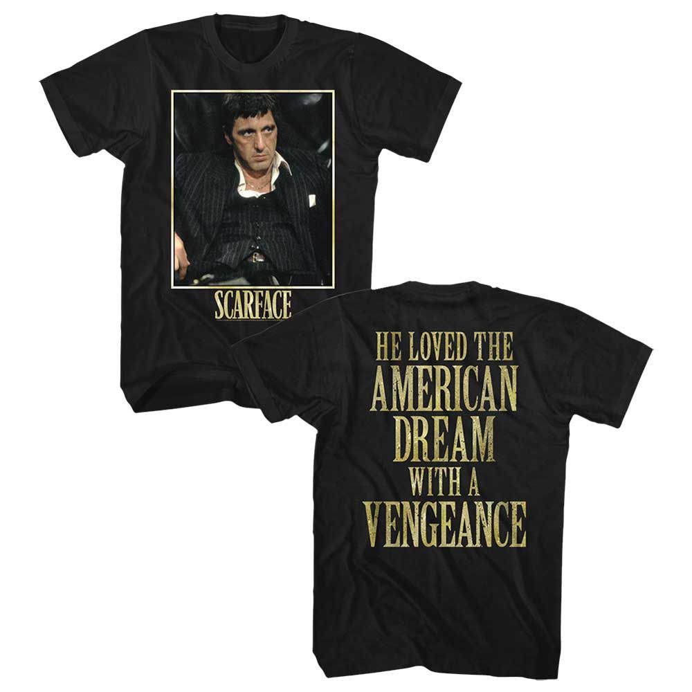 Black Scarface t-shirt featuring a Scarface Bad Guy design