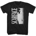 Black Scarface t-shirt featuring a Scarface Lotsowht design