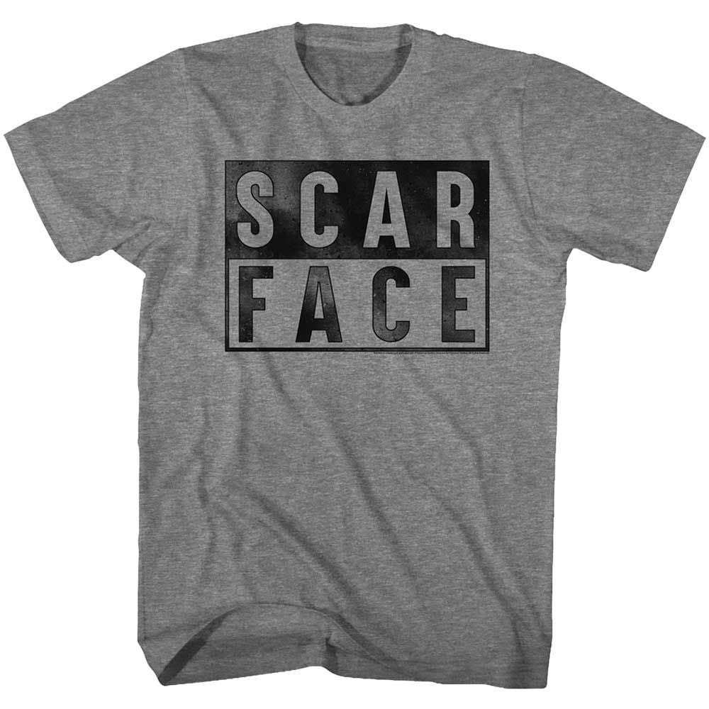 Graphite Heather Scarface t-shirt featuring a Scarface Boxed design