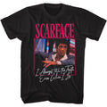 Black Scarface t-shirt featuring a Scarface Always design