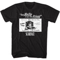Black Scarface t-shirt featuring a Scarface Sf Quotes design