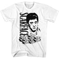 White Scarface t-shirt featuring a Scarface Bigtony design