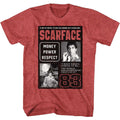 Red Heather Scarface t-shirt featuring a Scarface Another Name design