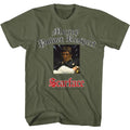 Military Green Scarface t-shirt featuring a Scarface Glitterlogo design
