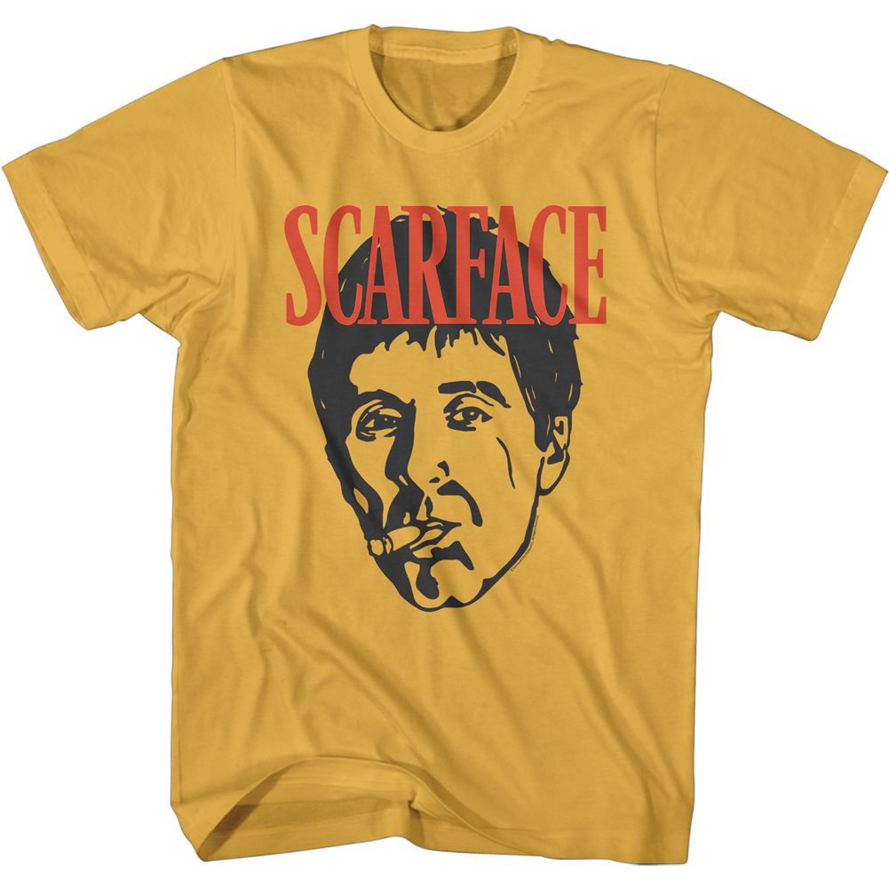 Ginger Scarface t-shirt featuring a Scarface Scarface Face design