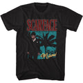 Black Scarface t-shirt featuring a Scarface Palms Miami design