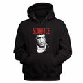 Black Scarface pullover hoodie featuring a Tony Montana Portrait design