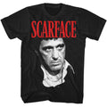 Black Scarface t-shirt featuring a Scarface Scarface Face design