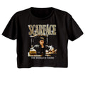 Scarface Ladies Crop Top - Scarface Gold Logo